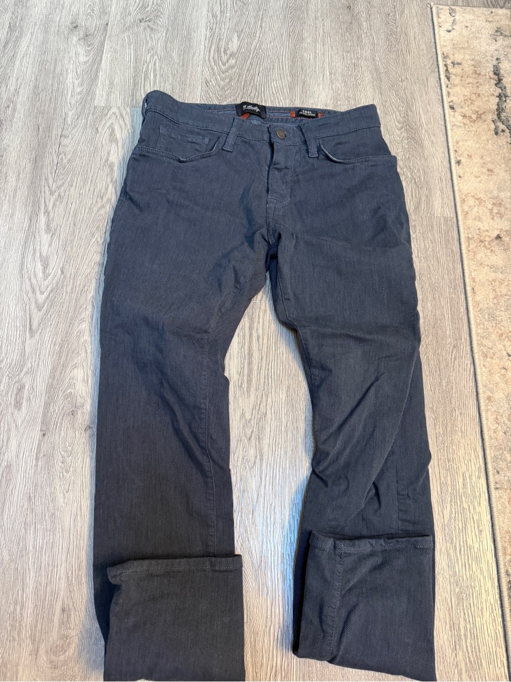 34 Heritage Cool Jeans Mens 31x32 Blue Charisma Mid Rise Tapered Stretch Denim